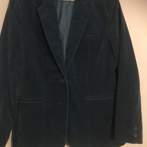 Vintage Blue Velvet Jacket by Lerner. Great shape